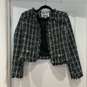 Walter Baker Green Tweed Blazer - WORN ONCE!